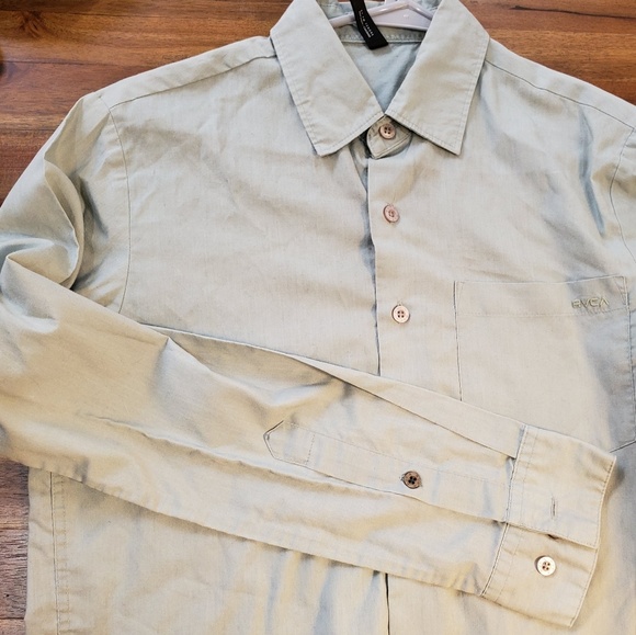 RVCA button down long sleeve - Picture 3 of 4
